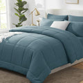 CozyLux Full Size Comforter Sets Mineral Blue by CozyLux