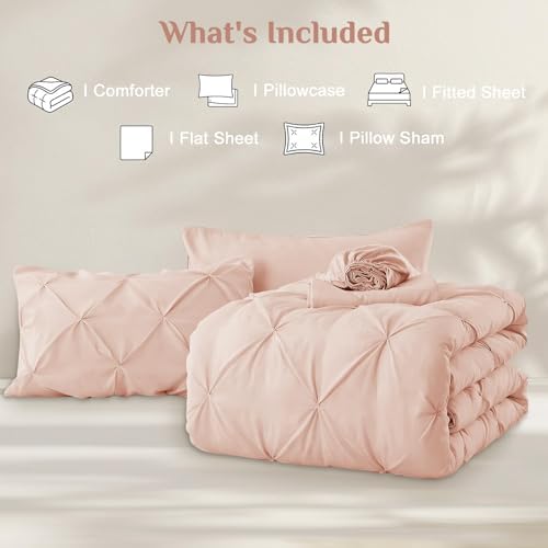 JOLLYVOGUE Twin Comforter Set 5 Pieces - Image 7