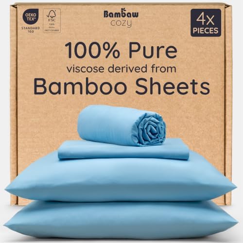 Bambaw California King Sheet Set 4pcs – 100% Viscose Derived from Bamboo Sheets by Bambaw