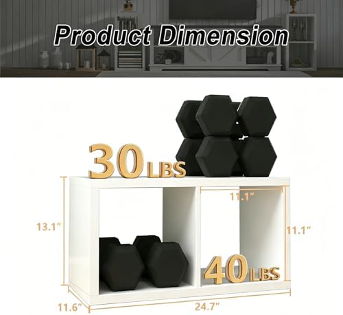 2 Cube Storage Organizer Shelf - Image 3