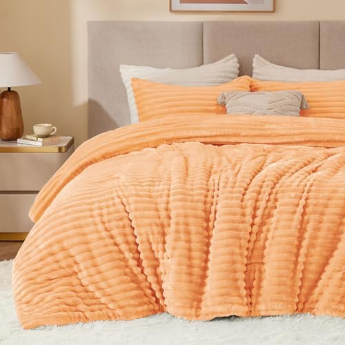 BEDELITE Fleece Twin/Twin XL Comforter Set, Fluffy Bed Set by BEDELITE