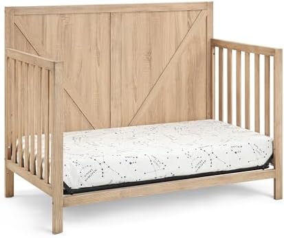 Suite Bebe Barnside 4-in-1 Convertible Baby Crib in Beached Oak - Image 5
