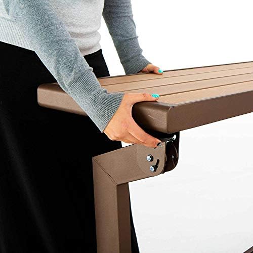 LIFETIME 60054 Convertible Bench / Table, Faux Wood Construction - Image 6