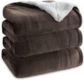 Bedsure GentleSoft Sherpa Fleece Blankets King Size by BEDSURE