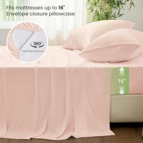 Love's cabin 100% Rayon Derived from Bamboo, Twin Bed Sheets - Image 4