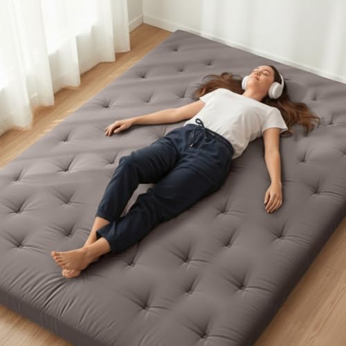 ZonLi Japanese Floor Futon Mattress 100% Cotton Washable Cover Foldable by Zonli