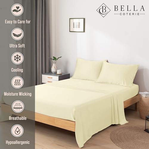 Bella Coterie Luxury Bamboo Viscose Full Size Sheet Set - Image 2