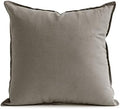 Jeanerlor Solid Cotton Linen Decoration 18"x18" Throw Pillow Cushion Case by Jeanerlor