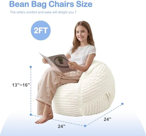 2FT Bean Bag Chair 2'Bean Bag Chairs - Image 2