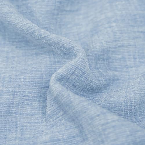 CaliTime Decorative Couch Throw Pillow Covers 24 X 24 Inches Baby Blue - Image 2