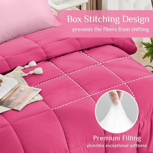 JOLLYVOGUE Twin XL Comforter Set, Ultra-Soft Bed in a Bag Twin XL Size 5 Pieces - Image 3