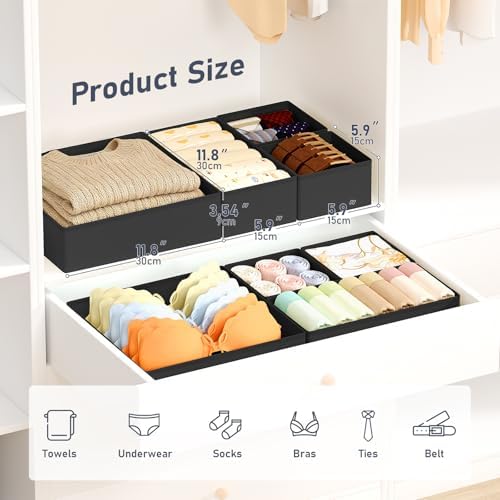 DIMJ Drawer Organizer Clothes Storage - Image 3