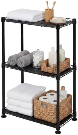 SafeRacks 3-Tier NSF Black Wire Shelving by SafeRacks