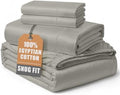 LANE LINEN Queen Size Sheet Set 100% Egyptian Cotton Sateen by LaneLinen