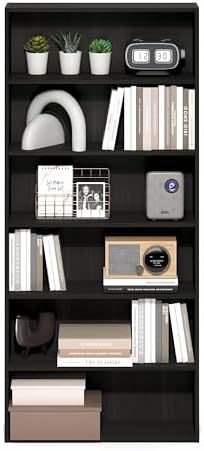Furinno Basic Book Shelf, 6-Tier Bookcase - Image 5