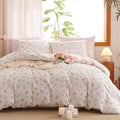 Floral Comforter Set Twin Size Pink Bedding Sets by Erwinmu