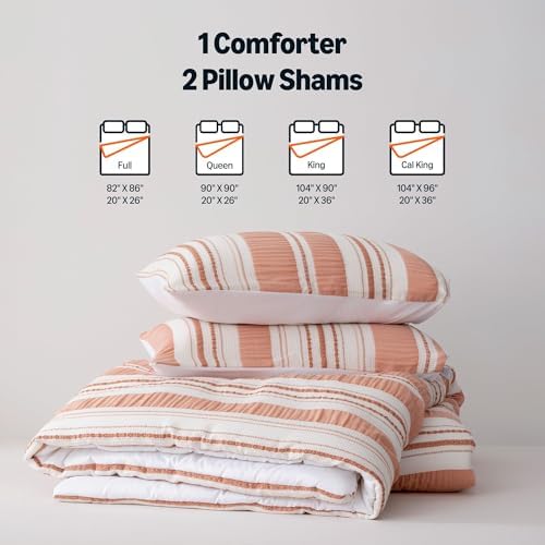 Amazon Basics Comforter Set, 3-Piece Jacquard Comforter and 2 Pillow Shams - Image 5