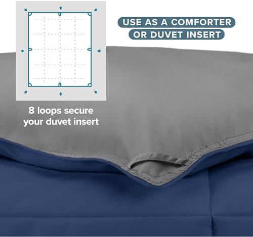 Bare Home Reversible Comforter - Image 6