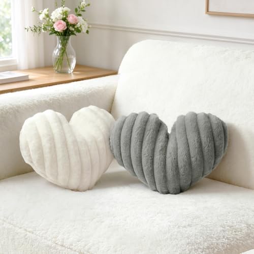 2PCS Heart Pillows by Unknown