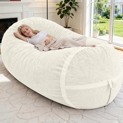 6FT Bean Bag Chair 6'Giant Bean Bag Chairs by HABUTWAYMakeYourLifeComfortable