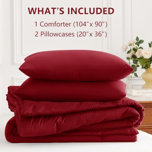 HIMEET King Size Comforter Set, 3 Pieces - Image 5