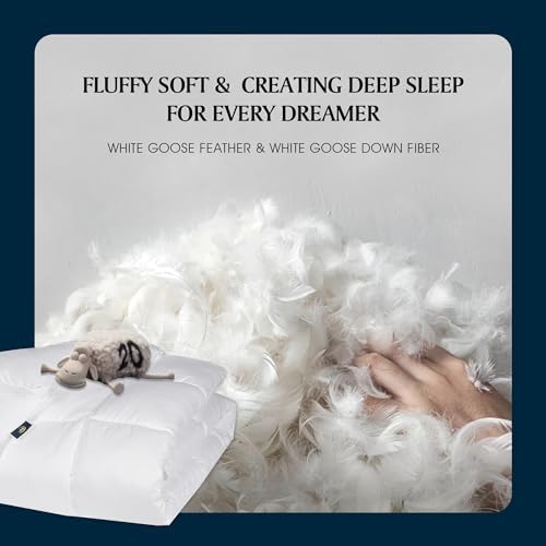 Serta Goose Feather Down Fiber Comforter Queen Size - Image 3