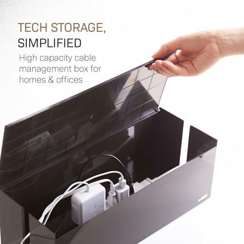 Yamazaki Home Cable Management Box – Cord Organizer Box - Image 2