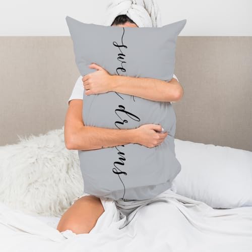 HONLUNG Sweet Dreams Throw Pillow Covers, Bed Decorative Pillows Covers - Image 2
