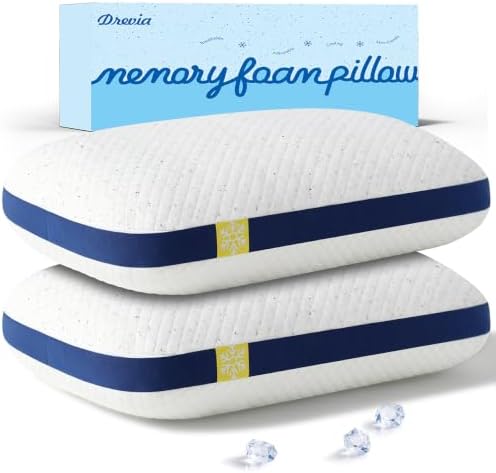 King Size Pillows Set of 2, Cooling Shredded Memory Foam Pillows by Unknown