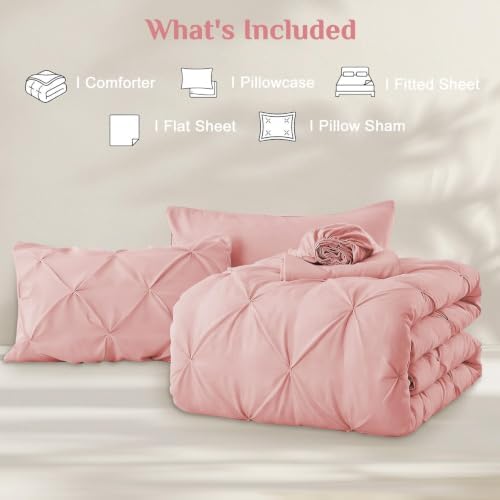 JOLLYVOGUE Twin Comforter Set 5 Pieces - Image 7