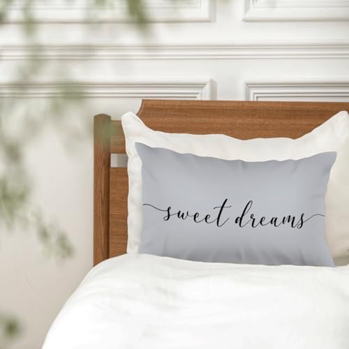 HONLUNG Sweet Dreams Throw Pillow Covers, Bed Decorative Pillows Covers - Image 2
