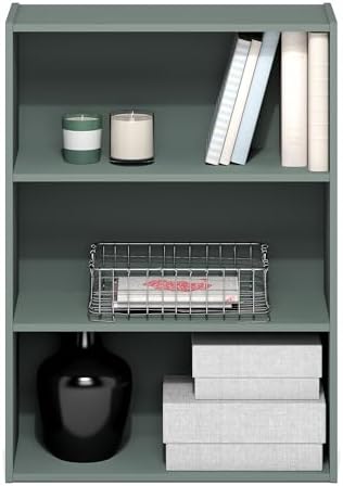 Furinno PASIR Book Shelf, 3-Tier Bookshelf, Storage Shelves Bookcase, 9.7 x - Image 5