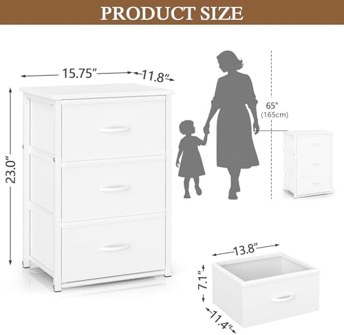 2-Pack Stackable Storage Drawers, Freestanding or Stackable Dresser - Image 2