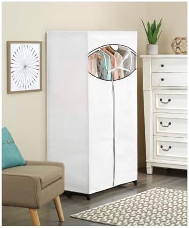 Whitmor White, Clothes Closet Fabric Cover - Image 3