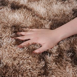 Runner Rugs for Bedroom, 2x6 Fluffy Throw Area Rug Non Slip for Bedside Dorm - Image 4