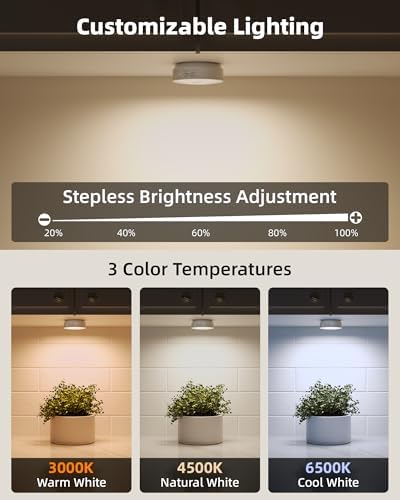 EZVALO 8 Pack Motion Sensor Closet Lights, 1200mAh Rechargeable Under Cabinet - Image 4