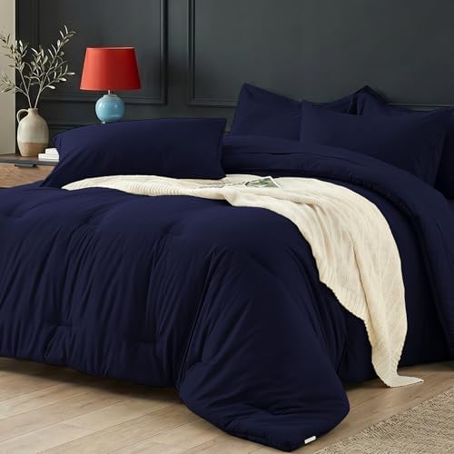 Oversized Queen Comforter Set 7 Pieces by Easthome