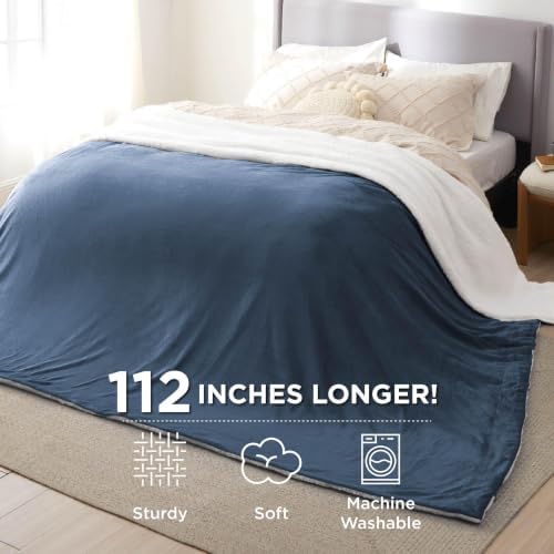 Bedsure GentleSoft Sherpa Fleece Cal King Blankets - Image 3