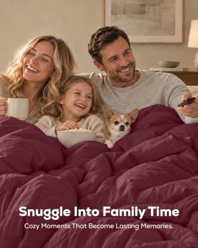 Duvet Cover Queen, 3 Piece Set, Extra Soft - Image 4