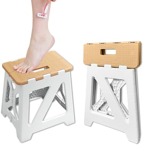 Shower Stool for Shaving Legs, 1 Pack Foot Rest Folding Stool Step to Shave by CarryEpic