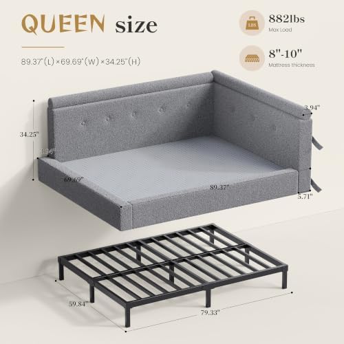 EnHomee Queen Upholstered Daybed - Image 2