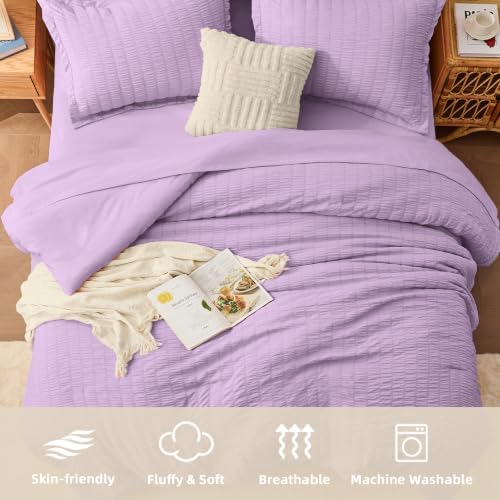 Queen Comforter Set with Sheets, 7 Pieces Bed in a Bag - Image 4