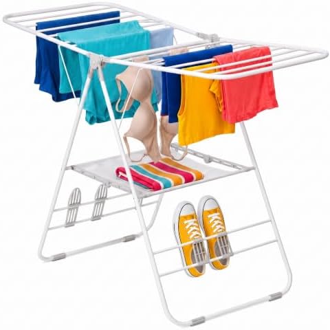 Honey-Can-Do Heavy-Duty Gullwing Clothes Drying Rack, 50 lb by Honey-Can-Do