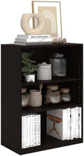 CTESNE【2026 Adjustable Shelves 3-Tier Bookcase, 71 inches, Wooden Open Display by CTESNE
