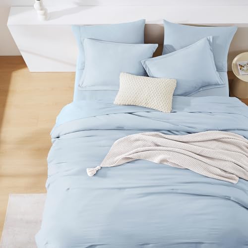 King Size Comforter Set- 7 Pieces Prewashed Bed in a Bag King Bedding Sets - Image 6