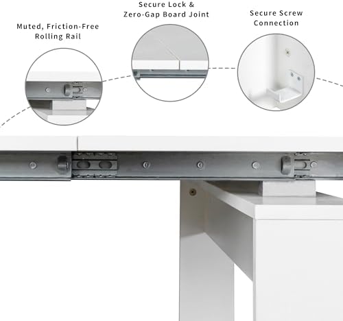 Extendable Table, Expandable Dining Table - Image 5