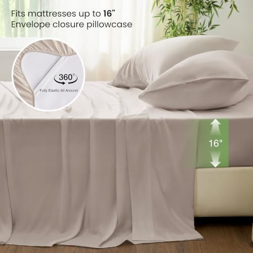 Love's cabin 100% Rayon Derived from Bamboo, Twin XL Sheets - Image 4