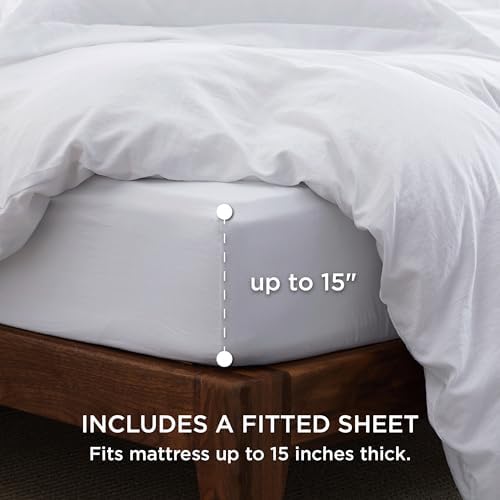 Bedsure Prewashed Duvet Cover Full - Image 2