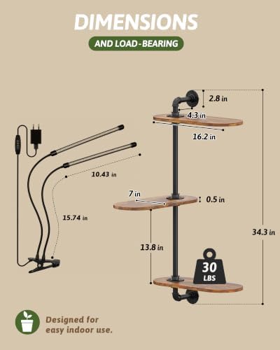 GENTINGBRO Rotating Wall Plant Shelf - Image 2