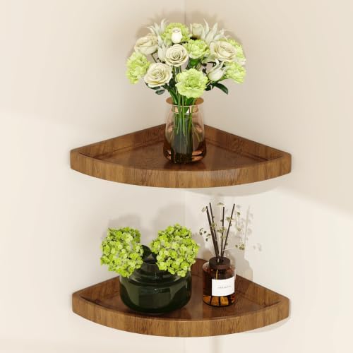 YMYNY Set of 2 Corner Floating Shelves by High-qualityhomefurnishing